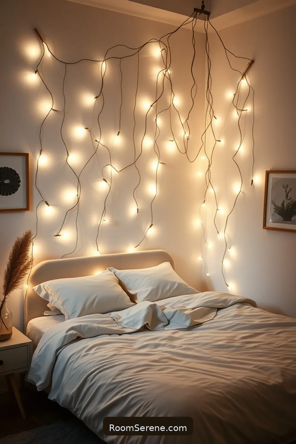 23 Tips for Organizing Your Bedroom Using Solar-Powered Lights 16 Utilize Solar-Powered Fairy Lights for 23 Tips for Organizing Your Bedroom Using Solar-Powered Lights