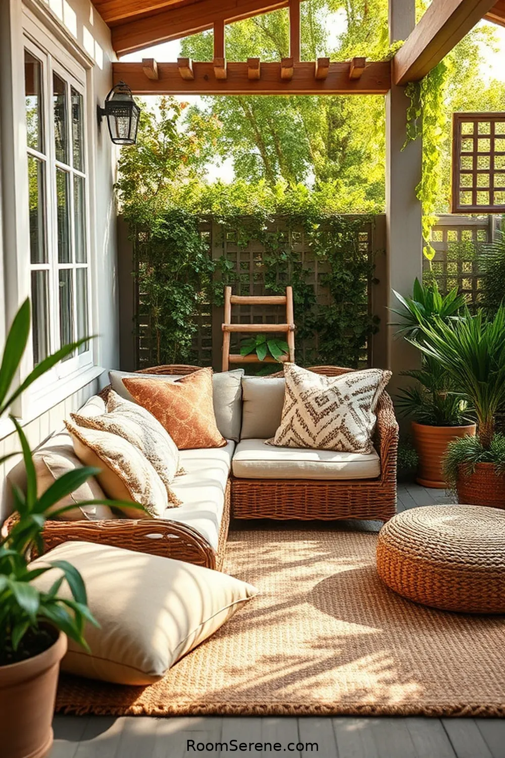 Design a Cozy Reading Corner With Soft Textiles for 23 Tips for Organizing Your Outdoor Patio Using Natural Fibers