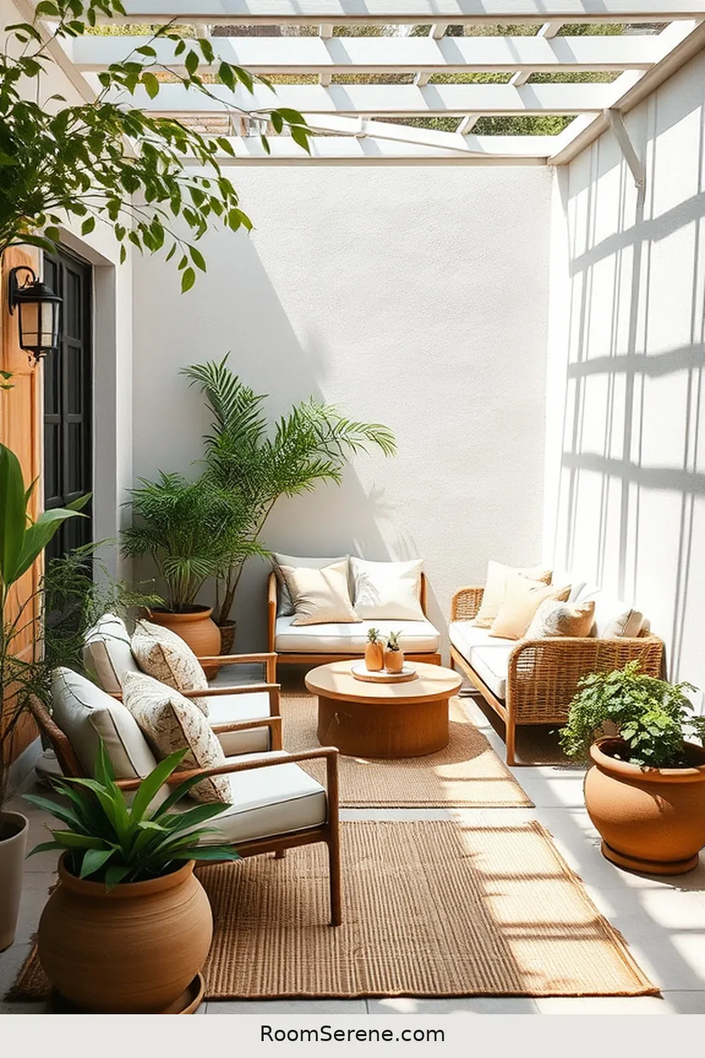 Embrace Minimalism With Natural Fiber Decor for 23 Tips for Organizing Your Outdoor Patio Using Natural Fibers