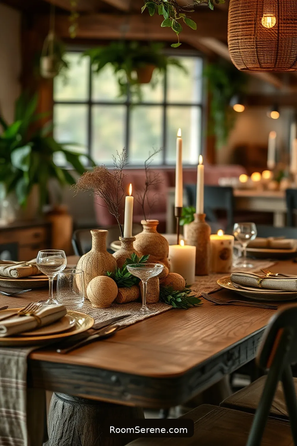 23 Ways to Achieve Comfort and Coziness in Your Dining Room Using Cork 7 Cork Centerpieces for a Rustic Touch for 23 Ways to Achieve Comfort and Coziness in Your Dining Room Using Cork