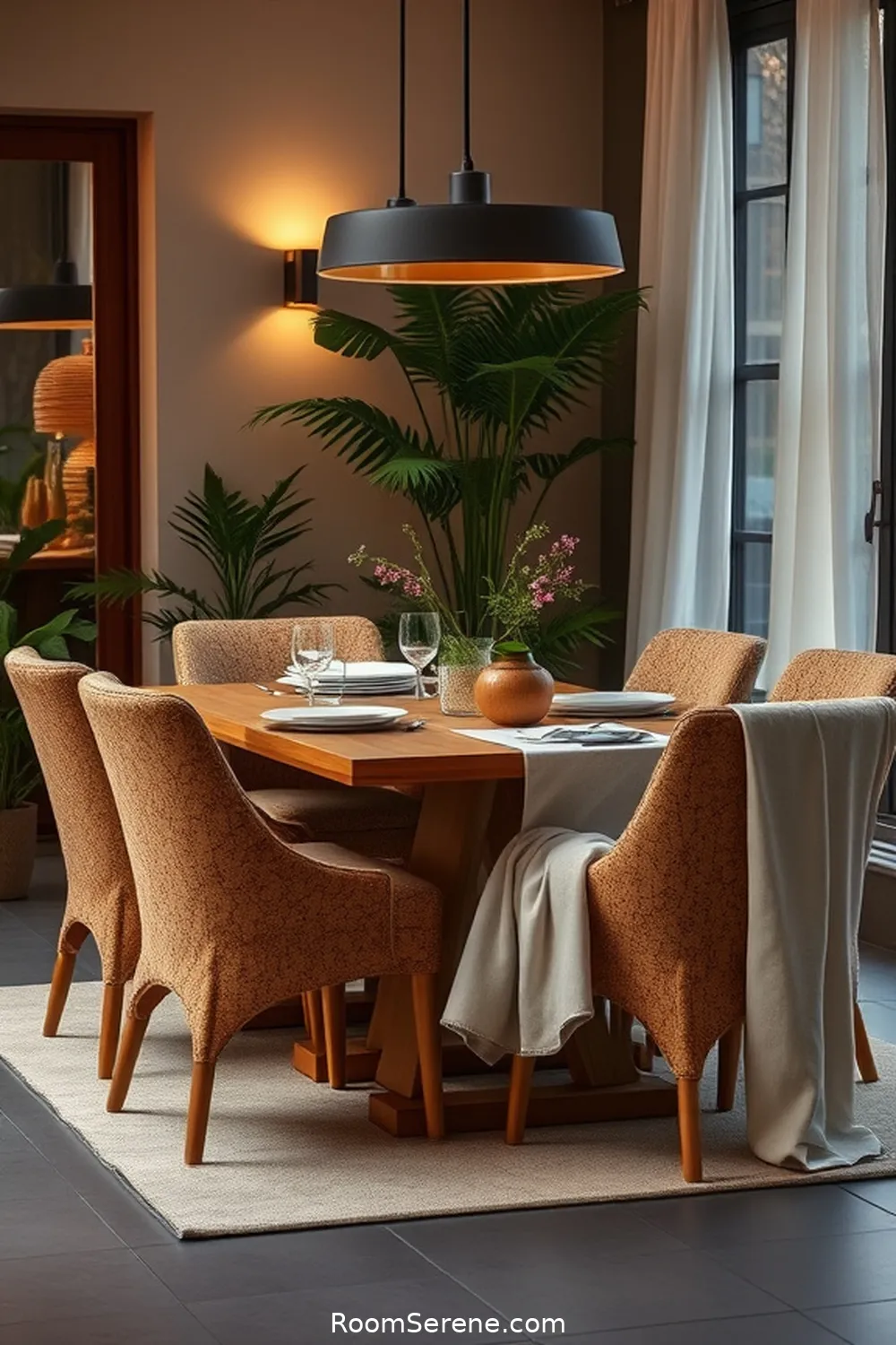 23 Ways to Achieve Comfort and Coziness in Your Dining Room Using Cork 11 Cork Dining Chairs for Comfort for 23 Ways to Achieve Comfort and Coziness in Your Dining Room Using Cork