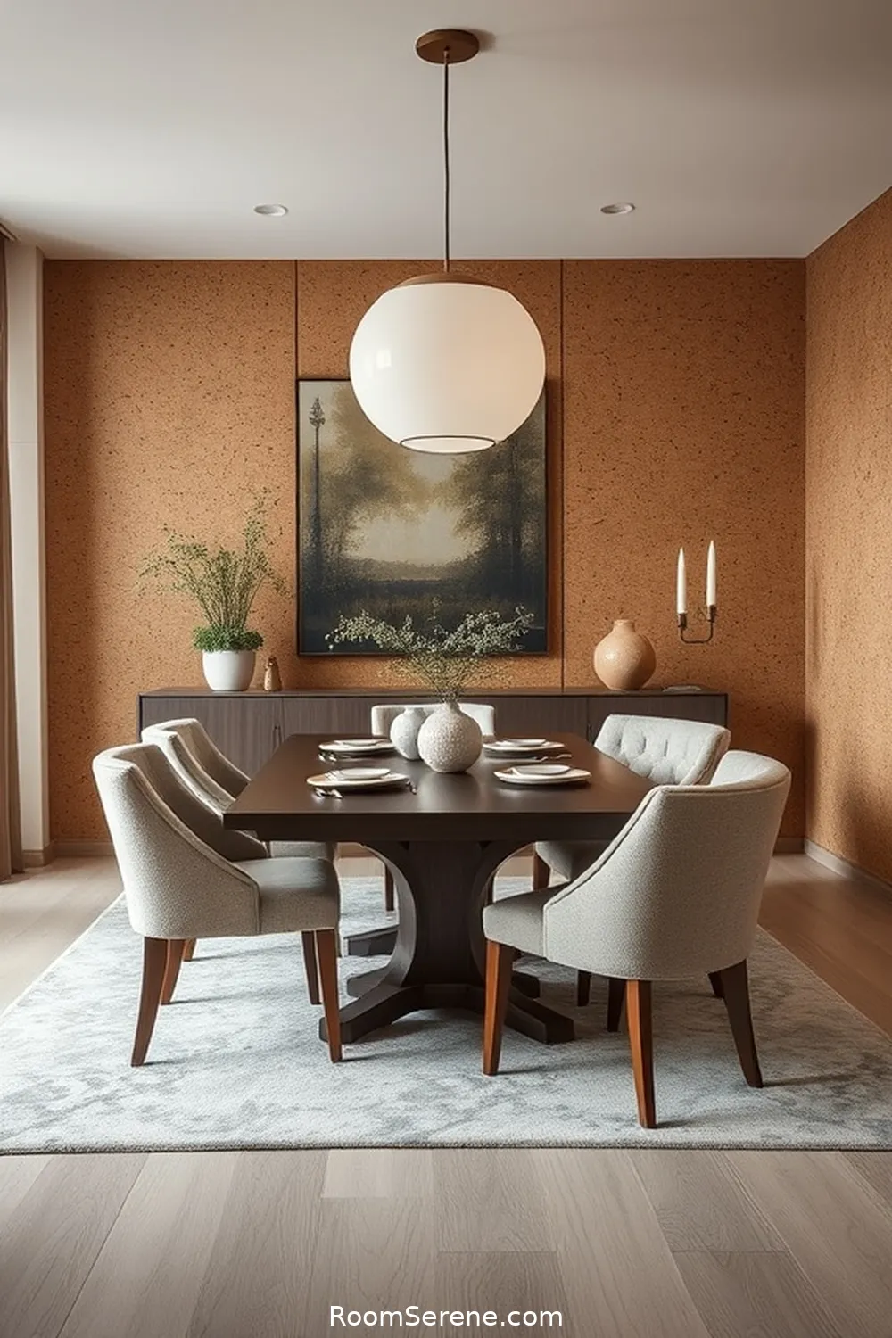 23 Ways to Achieve Comfort and Coziness in Your Dining Room Using Cork 24 Cork Soundproofing for a Quieter Space for 23 Ways to Achieve Comfort and Coziness in Your Dining Room Using Cork
