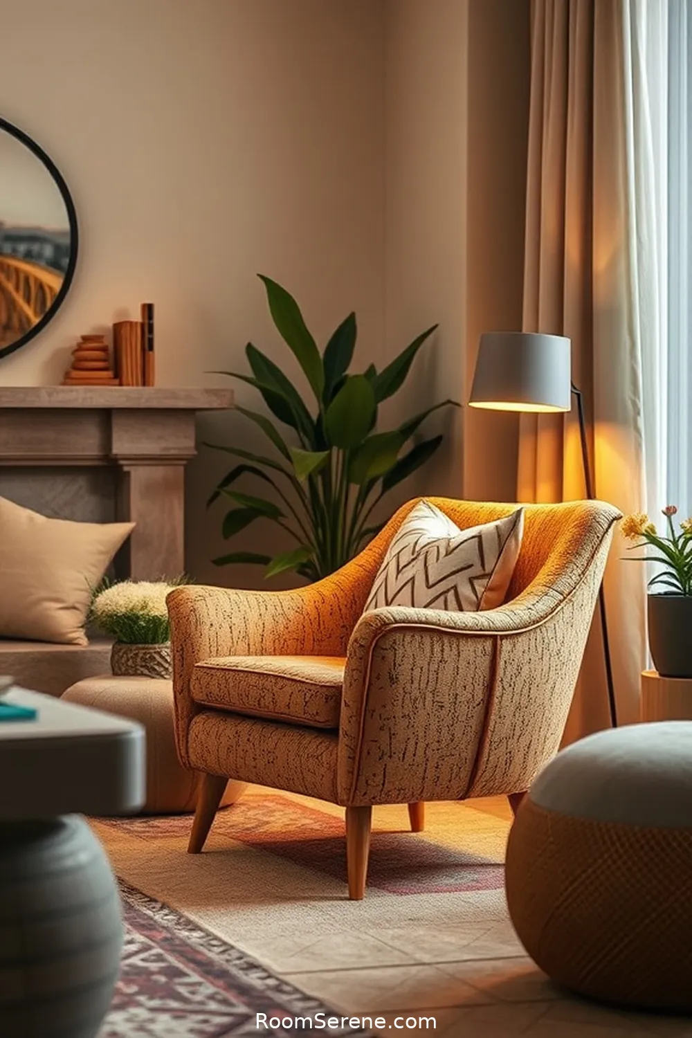 Cork Accent Chairs for Comfortable Seating for 23 Ways to Add Comfort and Coziness to Your Living Room Using Cork