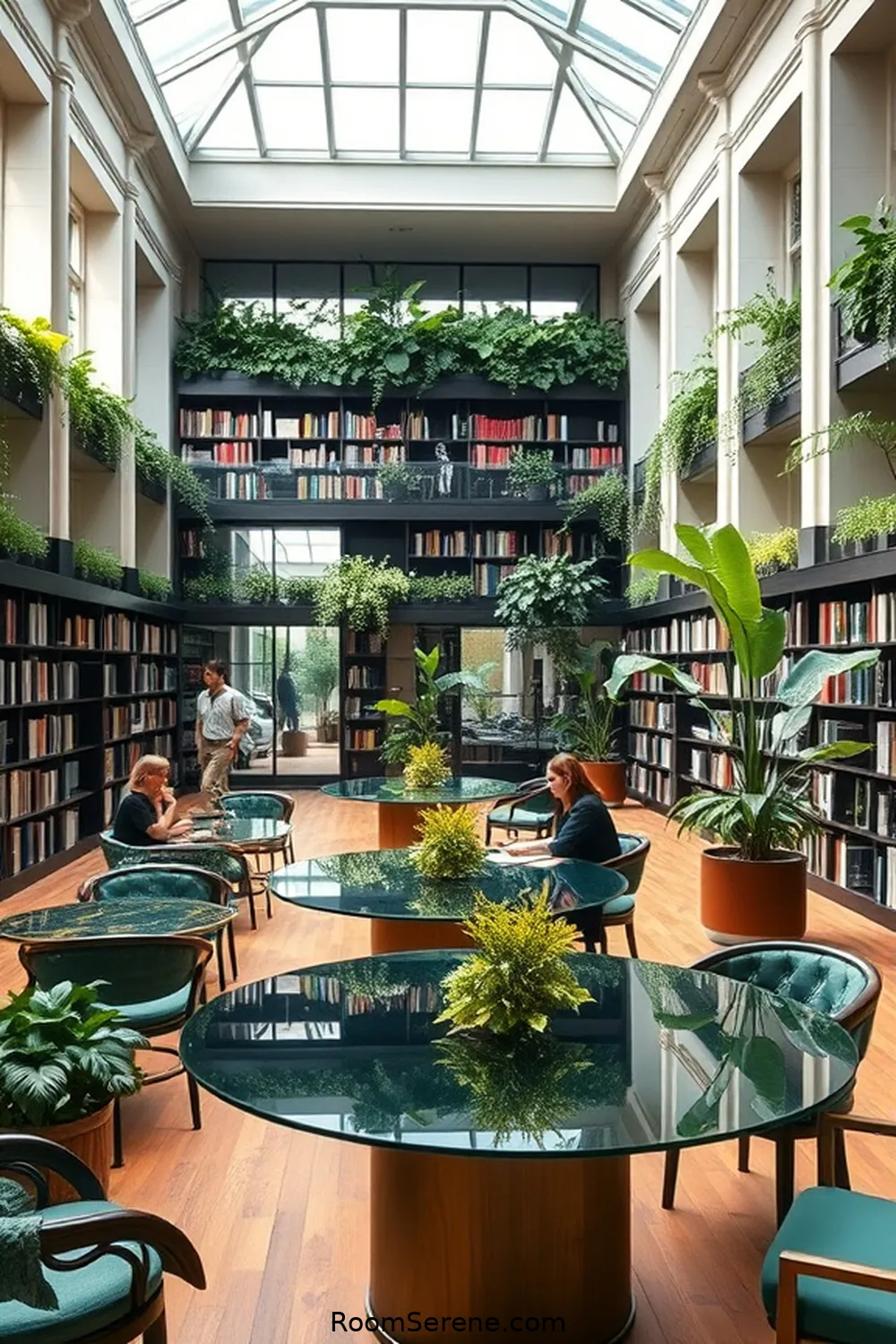 23 Ways to Transform Library Organization Using Glass 13 Glass-Topped Tables for Collaborative Spaces for 23 Ways to Transform Library Organization Using Glass