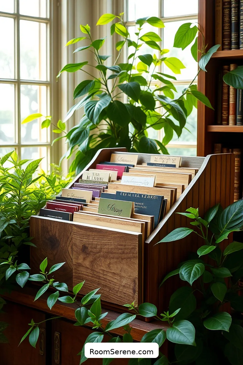 24 Creative Library Organization Ideas Using Recycled Wood 18 Reclaimed Wood Card Catalog for 24 Creative Library Organization Ideas Using Recycled Wood