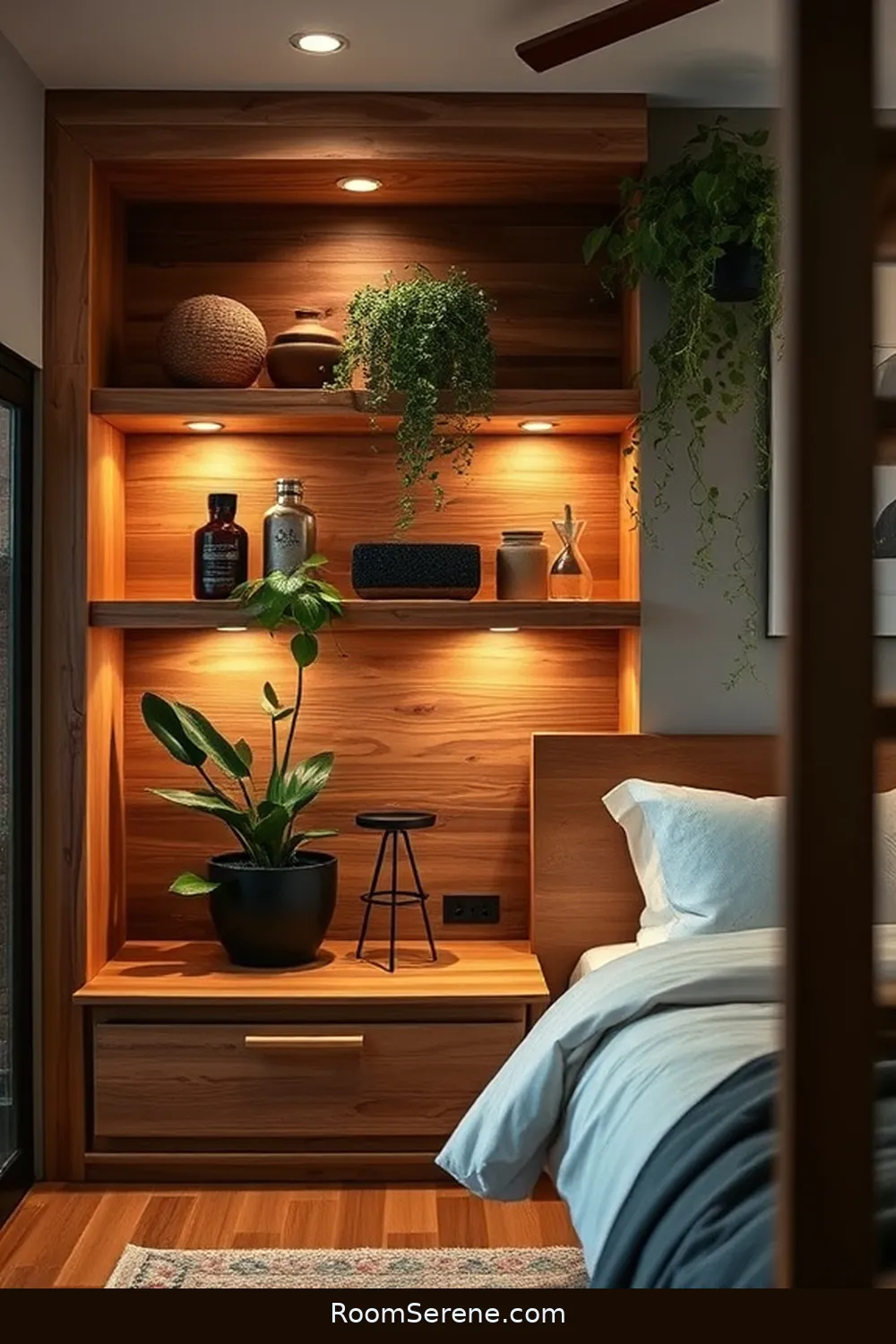 24 Creative Storage Solutions for Your Bedroom Using Recycled Wood 21 Built-in Wood Storage Nook for 24 Creative Storage Solutions for Your Bedroom Using Recycled Wood
