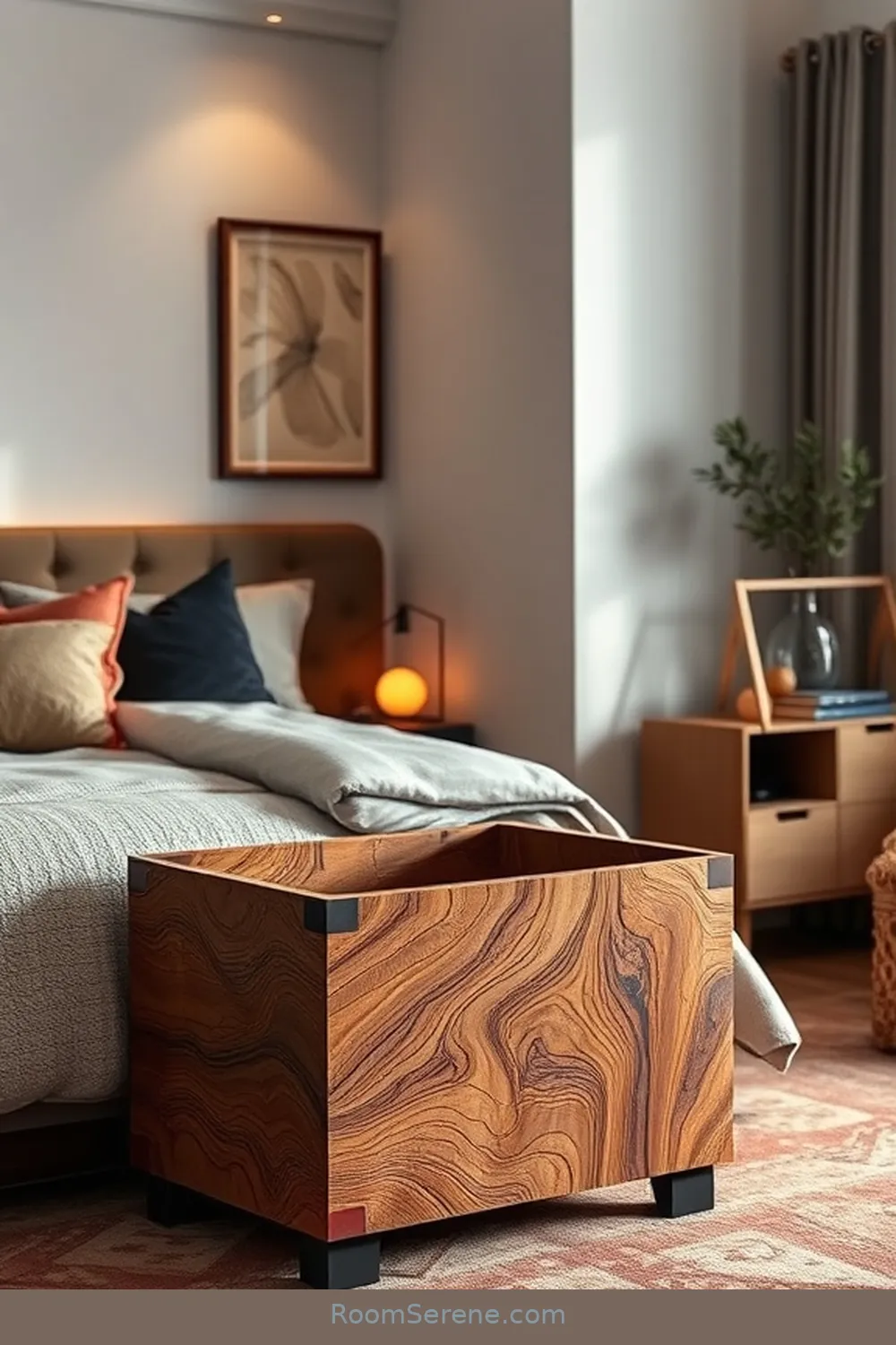 24 Creative Storage Solutions for Your Bedroom Using Recycled Wood 20 Recycled Wood Storage Cube for 24 Creative Storage Solutions for Your Bedroom Using Recycled Wood