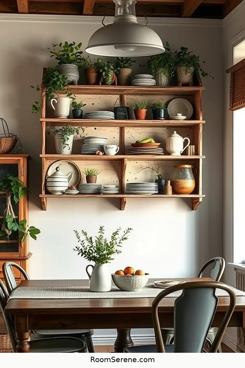 Old Drawer Wall Shelves for 24 Creative Storage Solutions for Your Dining Room Using Reclaimed Materials