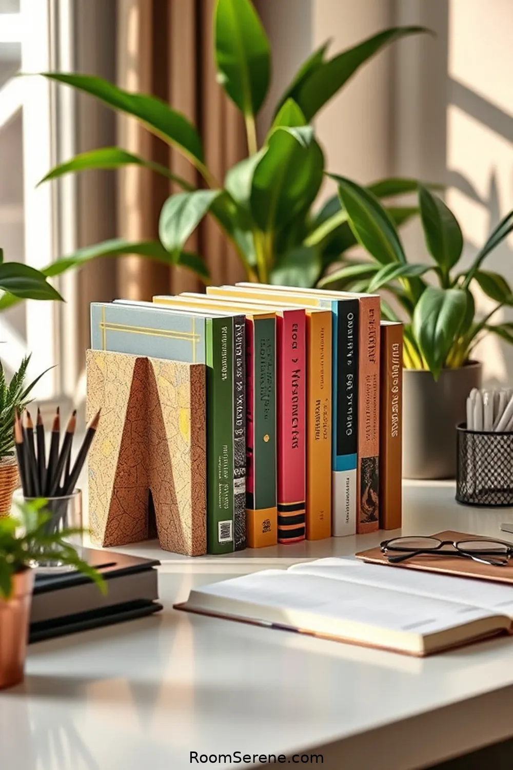 24 Creative Ways for Home Office Organization Using Cork 10 Cork Bookends for 24 Creative Ways for Home Office Organization Using Cork