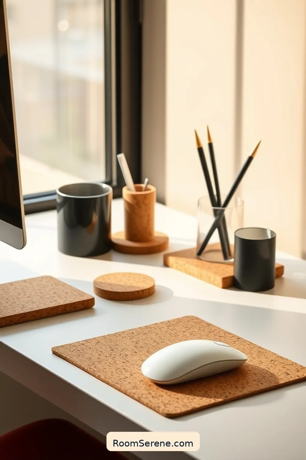 24 Creative Ways for Home Office Organization Using Cork 17 Cork Desk Accessories for 24 Creative Ways for Home Office Organization Using Cork