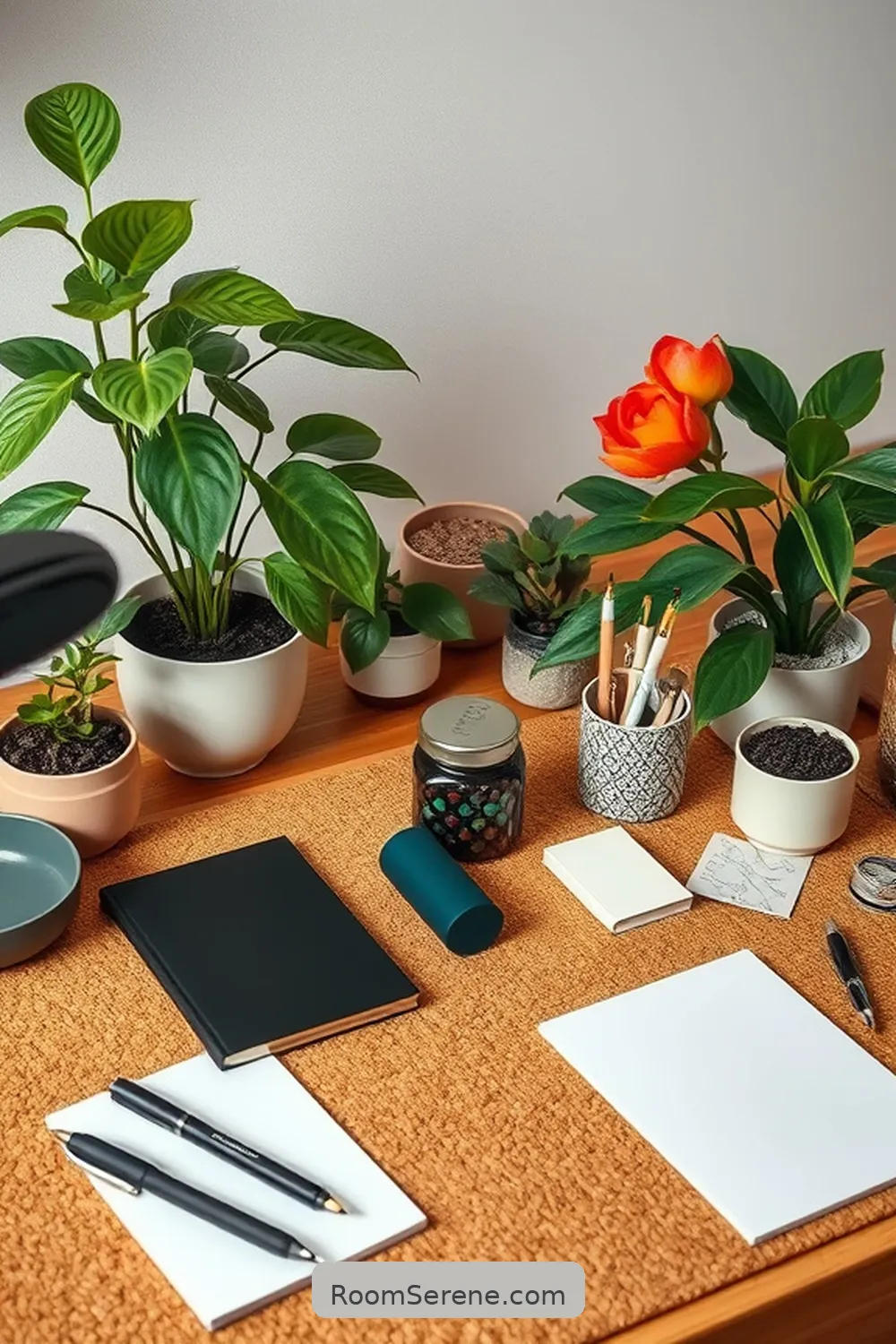 24 Creative Ways for Home Office Organization Using Cork 12 Cork Desk Mat for 24 Creative Ways for Home Office Organization Using Cork