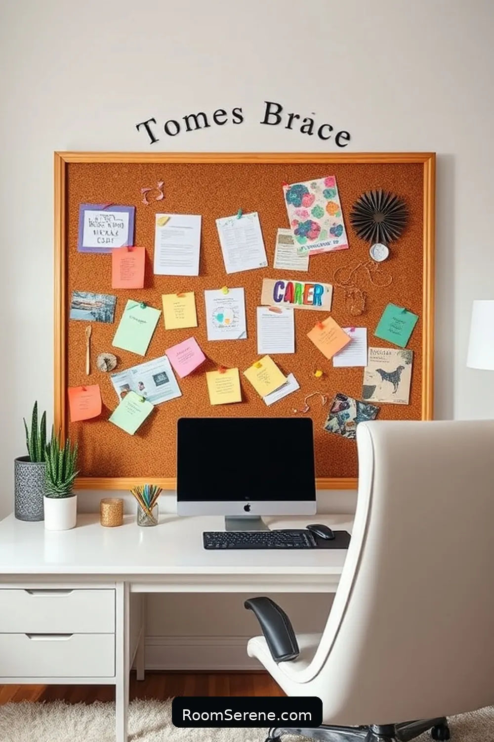 24 Creative Ways for Home Office Organization Using Cork 23 Cork Message Board for 24 Creative Ways for Home Office Organization Using Cork