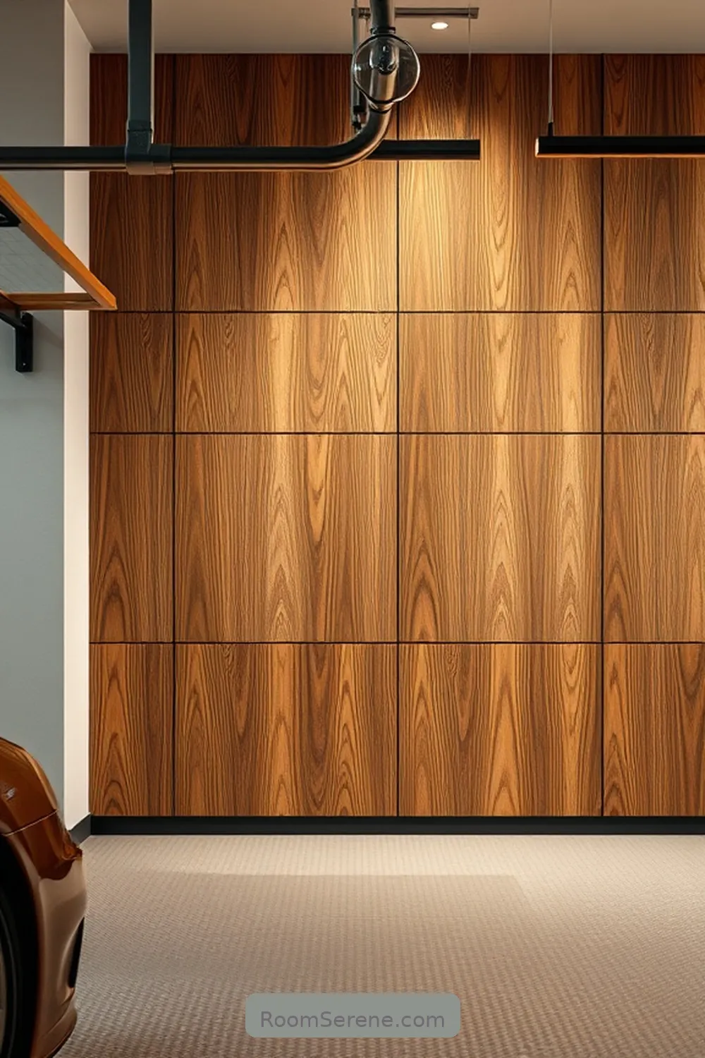 Natural Fiber Wall Panels for 24 Innovative Smart Home Features for Garages Using Natural Fibers