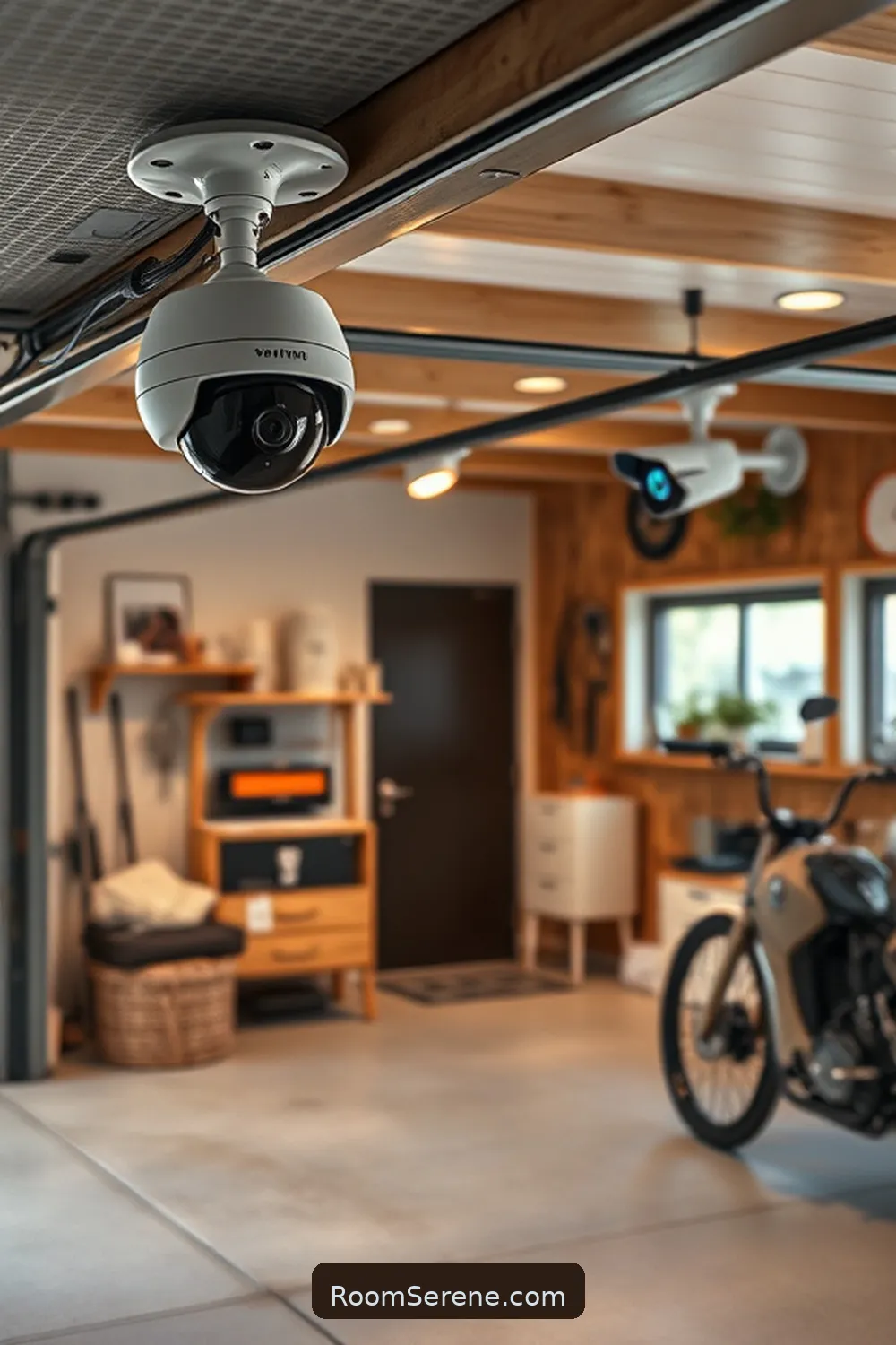 Smart Security Cameras for 24 Innovative Smart Home Features for Garages Using Natural Fibers