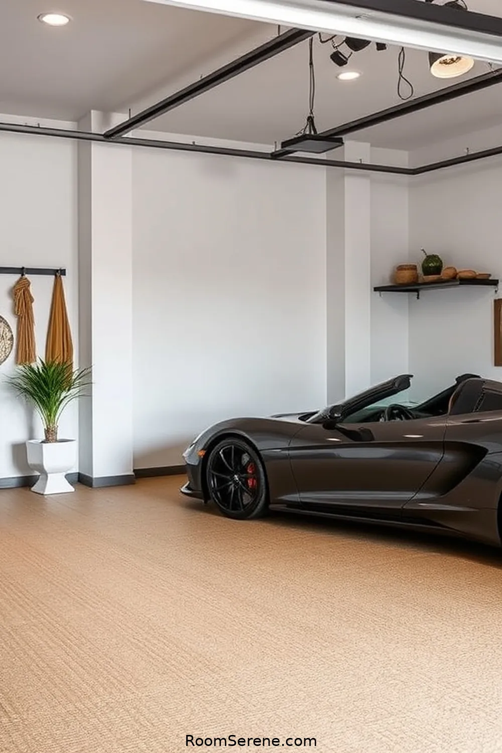 Sustainable Flooring Options for 24 Innovative Smart Home Features for Garages Using Natural Fibers