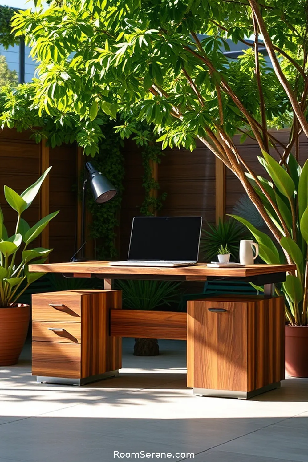 24 Inspiring Outdoor Patio Workspace Designs Using Recycled Wood 18 Customizable Modular Desk System From Reclaimed Wood for 24 Inspiring Outdoor Patio Workspace Designs Using Recycled Wood