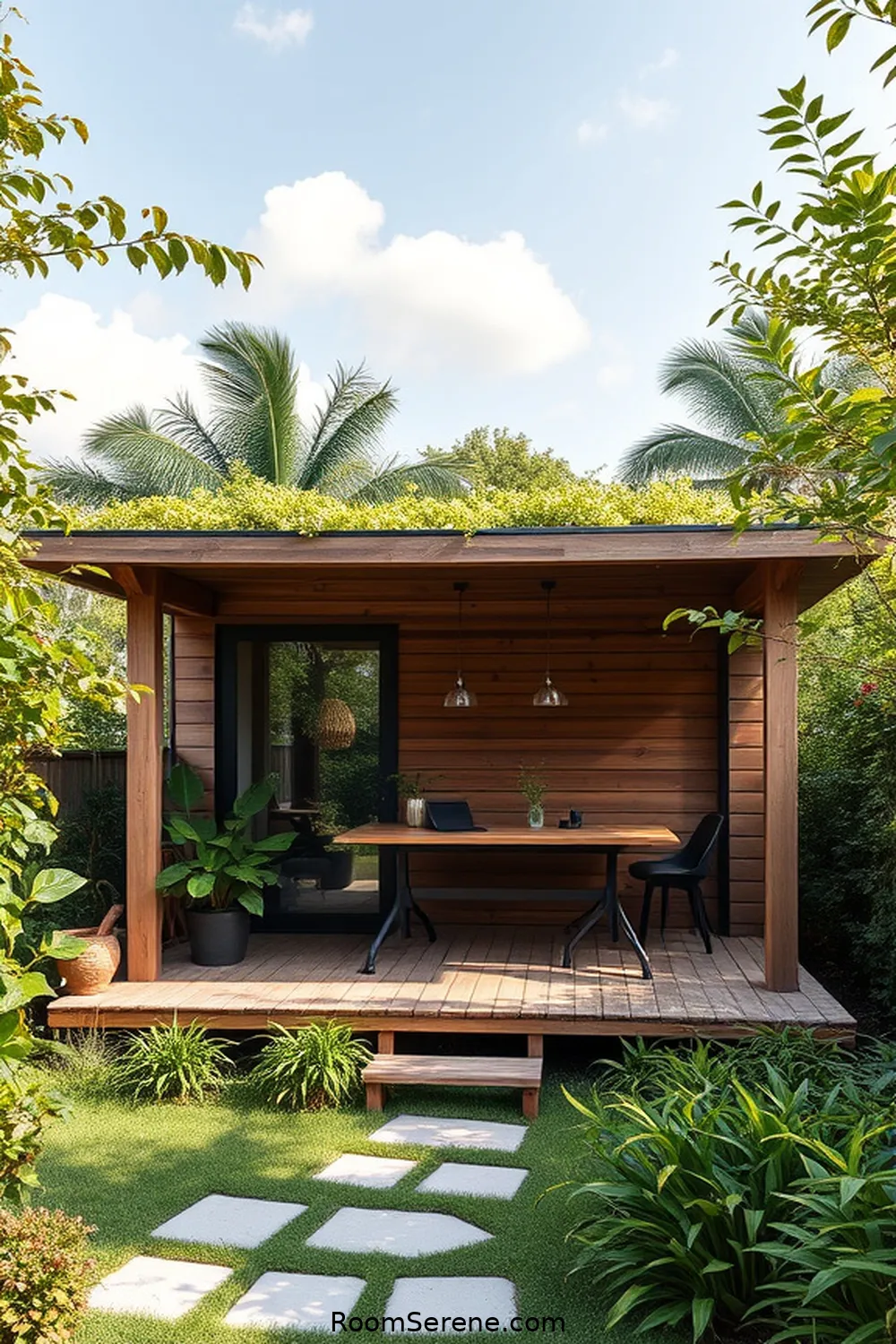 24 Inspiring Outdoor Patio Workspace Designs Using Recycled Wood 15 Eco-Friendly Office Shed Built From Recycled Materials for 24 Inspiring Outdoor Patio Workspace Designs Using Recycled Wood
