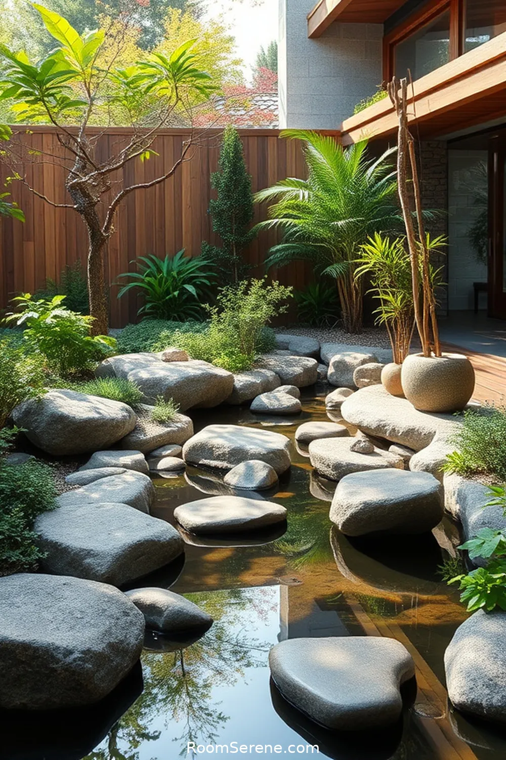 24 Inspiring Outdoor Patio Workspace Designs Using Recycled Wood 19 Serene Zen Garden Workspace With Natural Wood Elements for 24 Inspiring Outdoor Patio Workspace Designs Using Recycled Wood