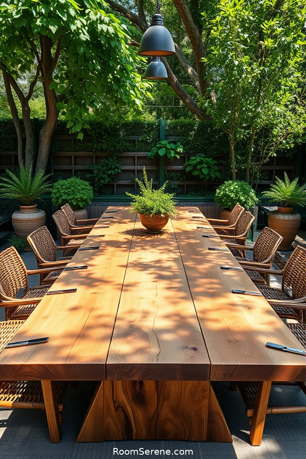 24 Inspiring Outdoor Patio Workspace Designs Using Recycled Wood 10 Sustainable Outdoor Conference Table for 24 Inspiring Outdoor Patio Workspace Designs Using Recycled Wood