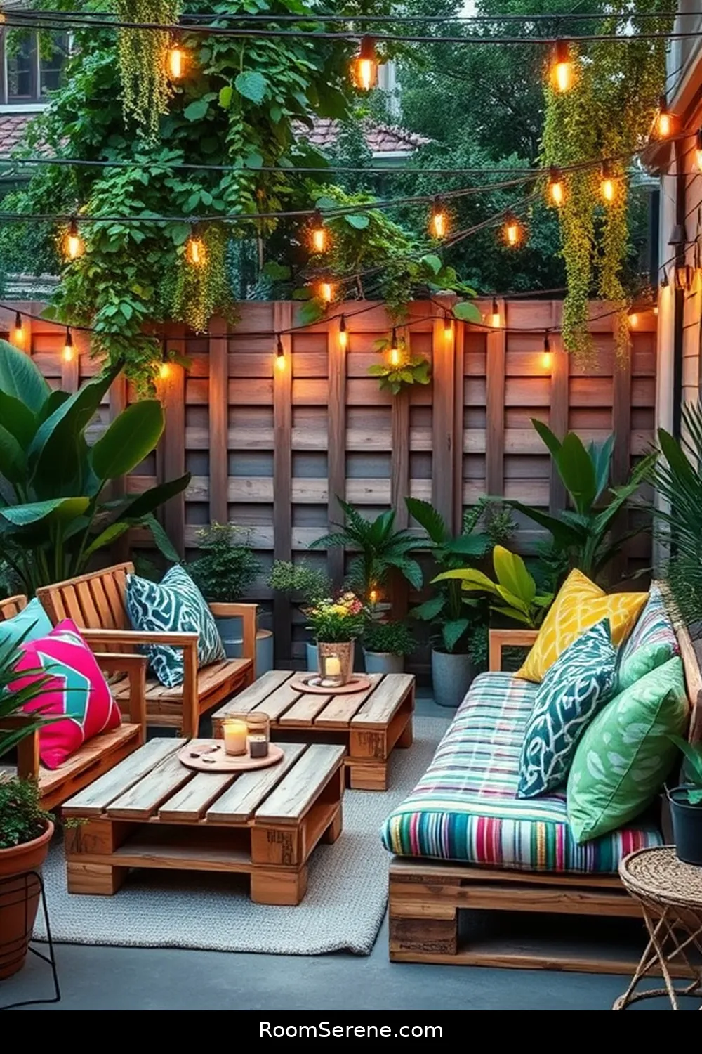 24 Inspiring Outdoor Patio Workspace Designs Using Recycled Wood 16 Versatile Outdoor Lounge With Wood Pallet Furniture for 24 Inspiring Outdoor Patio Workspace Designs Using Recycled Wood