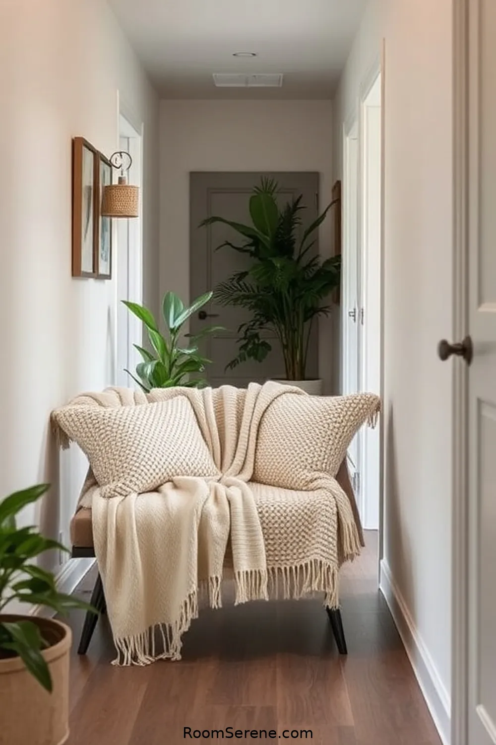 24 Tips for Creating Comfort and Coziness in Your Hallway Using Organic Cotton 8 Use Organic Cotton Throws for Cozy Accents for 24 Tips for Creating Comfort and Coziness in Your Hallway Using Organic Cotton