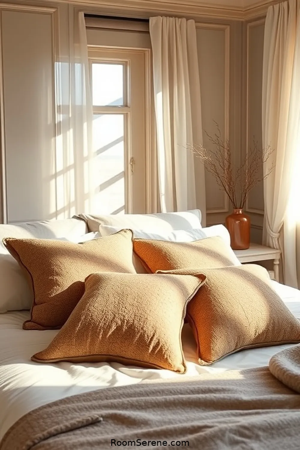 24 Ways to Achieve Bedroom Comfort and Coziness Using Cork 15 Cork Cushions for Extra Comfort for 24 Ways to Achieve Bedroom Comfort and Coziness Using Cork
