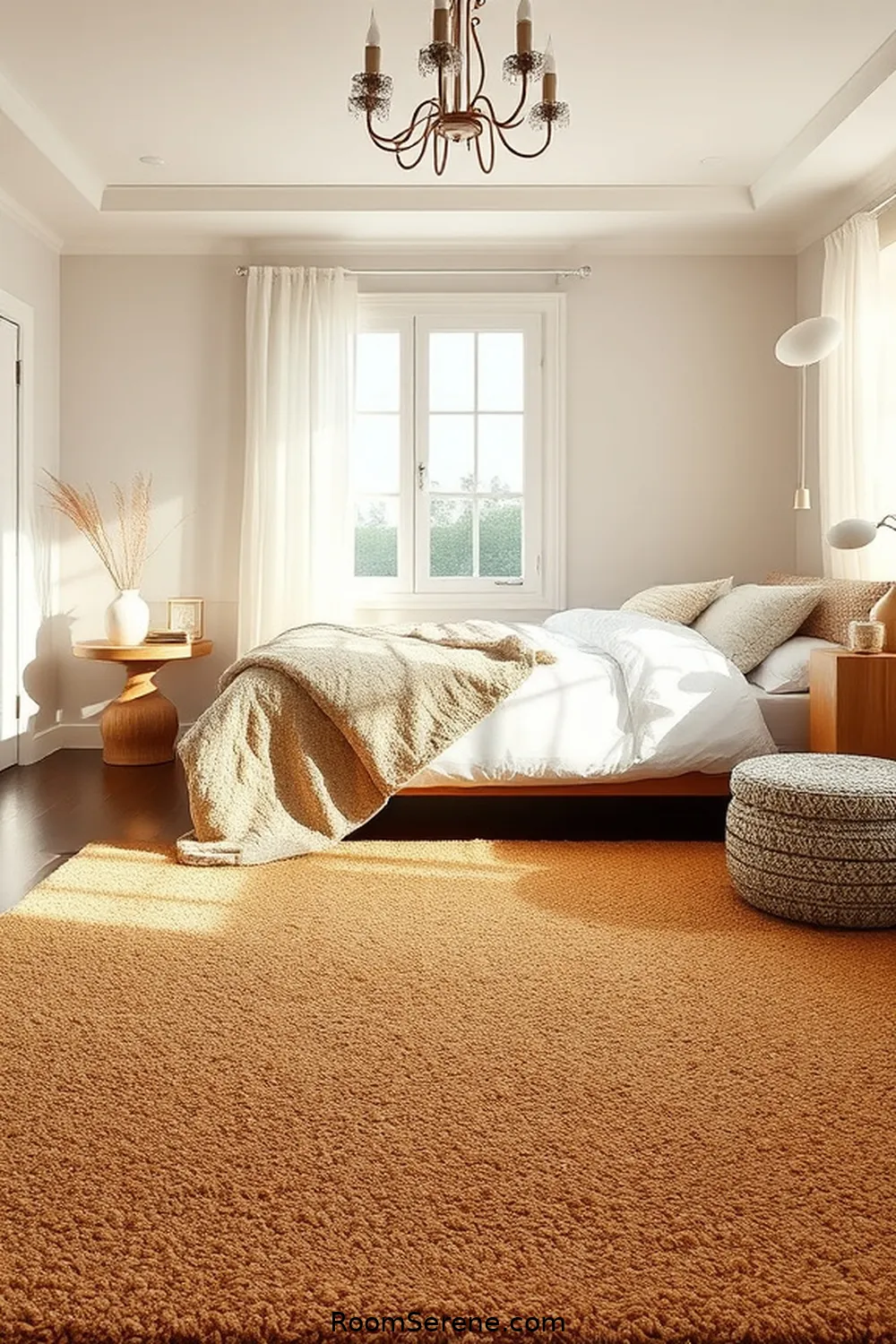 24 Ways to Achieve Bedroom Comfort and Coziness Using Cork 10 Cork Rugs for Added Texture for 24 Ways to Achieve Bedroom Comfort and Coziness Using Cork