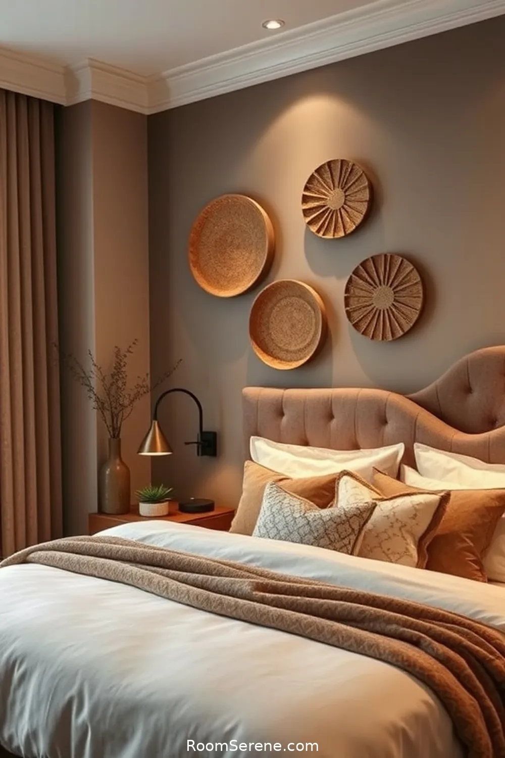 24 Ways to Achieve Bedroom Comfort and Coziness Using Cork 11 Cork Wall Art for Personal Touch for 24 Ways to Achieve Bedroom Comfort and Coziness Using Cork