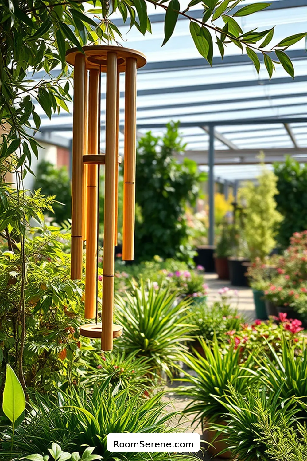 24 Ways to Boost Energy Efficiency in Nurseries Using Bamboo 20 Creating Bamboo Wind Chimes for Pest Control for 24 Ways to Boost Energy Efficiency in Nurseries Using Bamboo