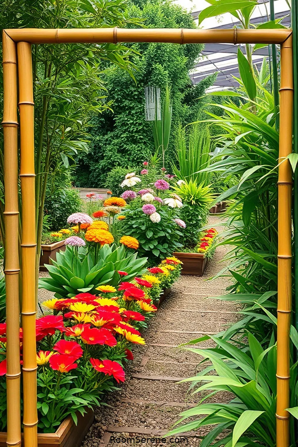 24 Ways to Boost Energy Efficiency in Nurseries Using Bamboo 21 Using Bamboo for Garden Borders for 24 Ways to Boost Energy Efficiency in Nurseries Using Bamboo
