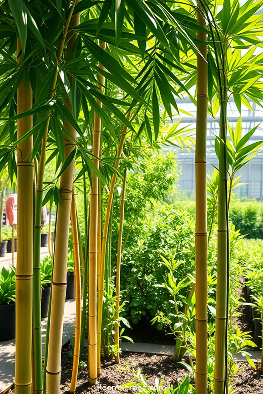 24 Ways to Boost Energy Efficiency in Nurseries Using Bamboo 17 Using Bamboo for Plant Support Stakes for 24 Ways to Boost Energy Efficiency in Nurseries Using Bamboo