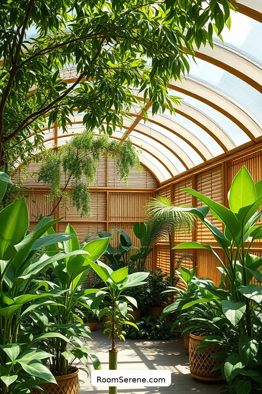 24 Ways to Boost Energy Efficiency in Nurseries Using Bamboo 2 Utilizing Bamboo for Greenhouse Structures for 24 Ways to Boost Energy Efficiency in Nurseries Using Bamboo