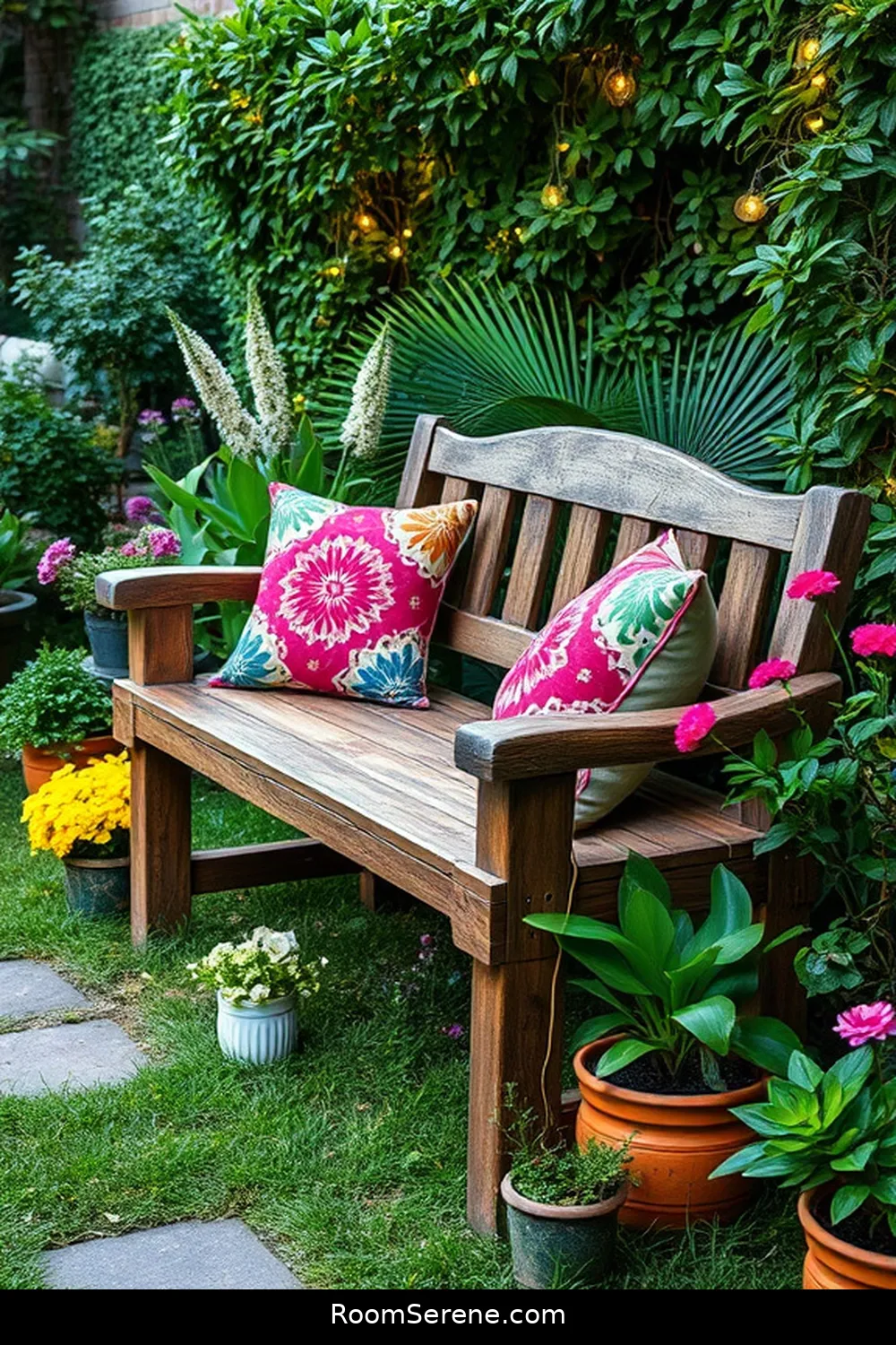 24 Ways to Create Comfort and Coziness on Your Outdoor Patio Using Reclaimed Materials 14 Reclaimed Wood Garden Bench for 24 Ways to Create Comfort and Coziness on Your Outdoor Patio Using Reclaimed Materials