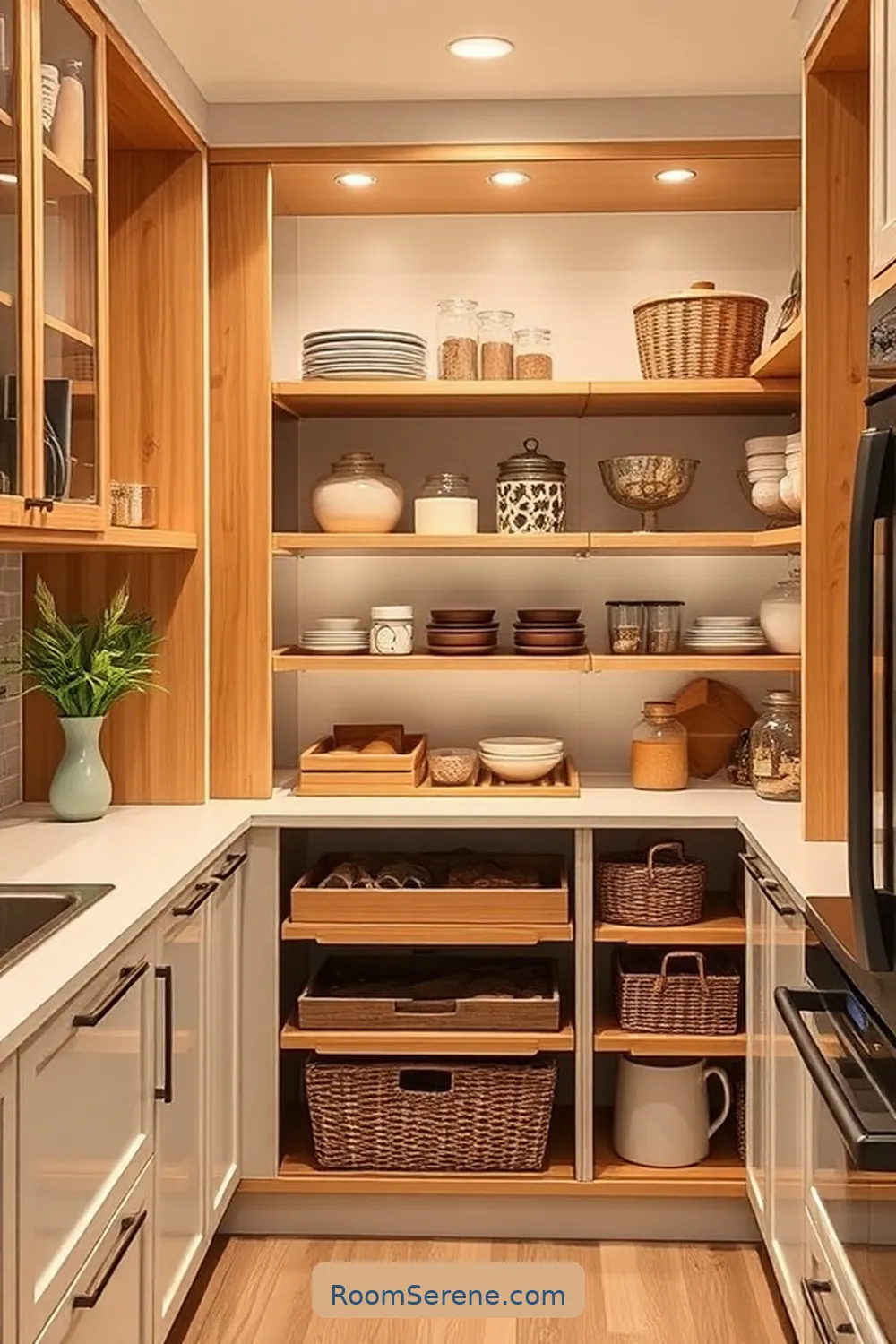 25 Innovative Ways for Using Bamboo in Your Kitchen Workspace Design 24 Bamboo Pantry Organizers for 25 Innovative Ways for Using Bamboo in Your Kitchen Workspace Design