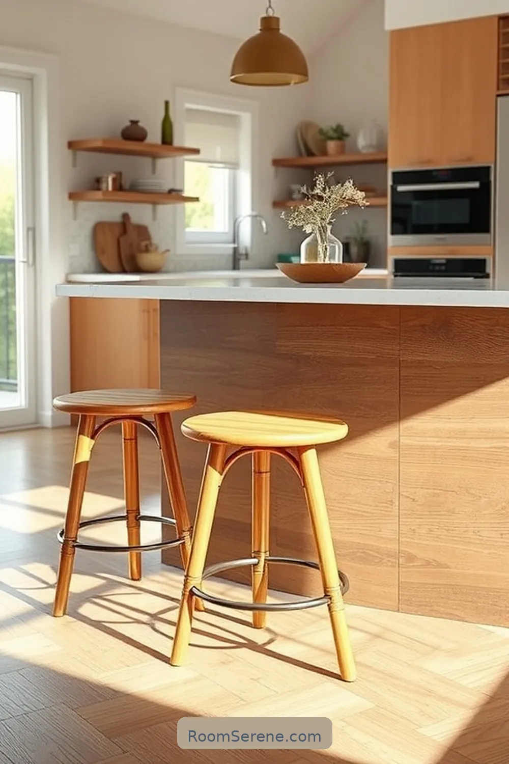 25 Innovative Ways for Using Bamboo in Your Kitchen Workspace Design 9 Bamboo Stools for a Modern Touch for 25 Innovative Ways for Using Bamboo in Your Kitchen Workspace Design