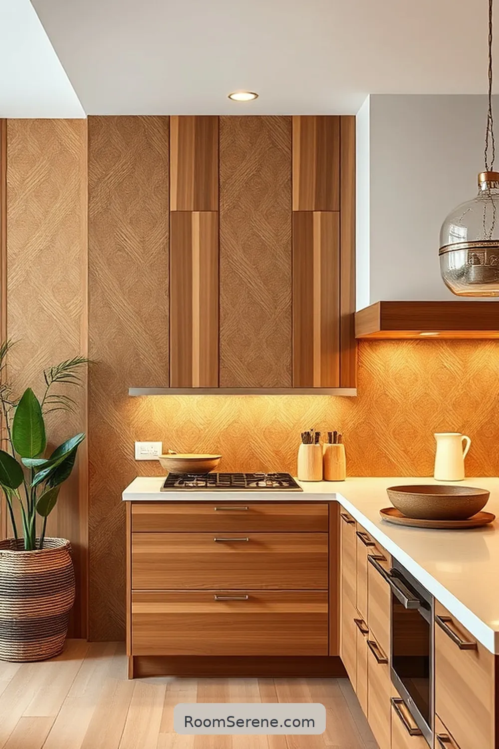 25 Innovative Ways for Using Bamboo in Your Kitchen Workspace Design 10 Creative Bamboo Wall Panels for 25 Innovative Ways for Using Bamboo in Your Kitchen Workspace Design