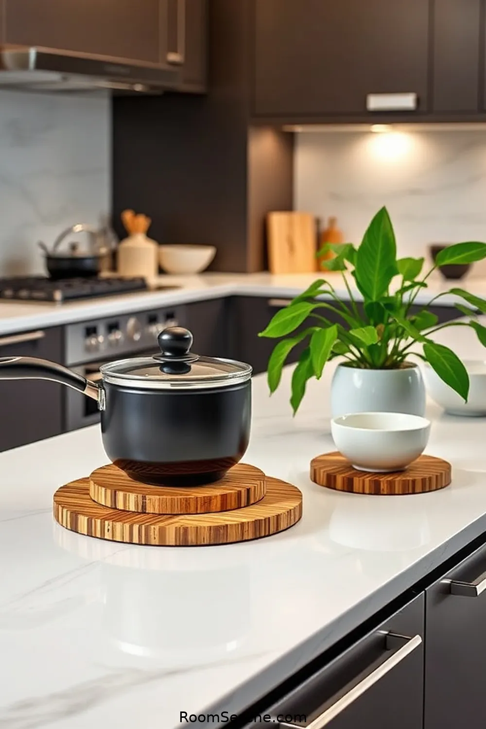 25 Innovative Ways for Using Bamboo in Your Kitchen Workspace Design 17 Versatile Bamboo Trivets and Coasters for 25 Innovative Ways for Using Bamboo in Your Kitchen Workspace Design