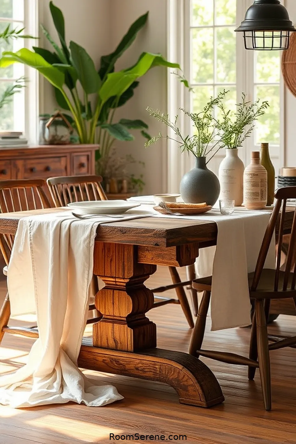 25 Inspiring Workspace Design Ideas for Your Dining Room Using Natural Fibers 9 Designing With Cotton Table Linens for 25 Inspiring Workspace Design Ideas for Your Dining Room Using Natural Fibers