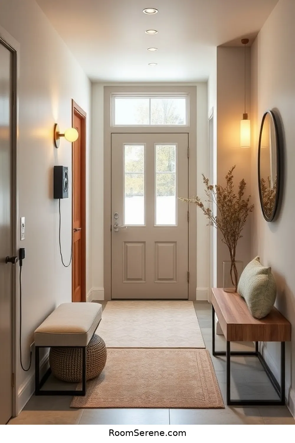 25 Smart Home Features for Your Entryway Using Organic Cotton 17 Integrated Charging Stations for 25 Smart Home Features for Your Entryway Using Organic Cotton