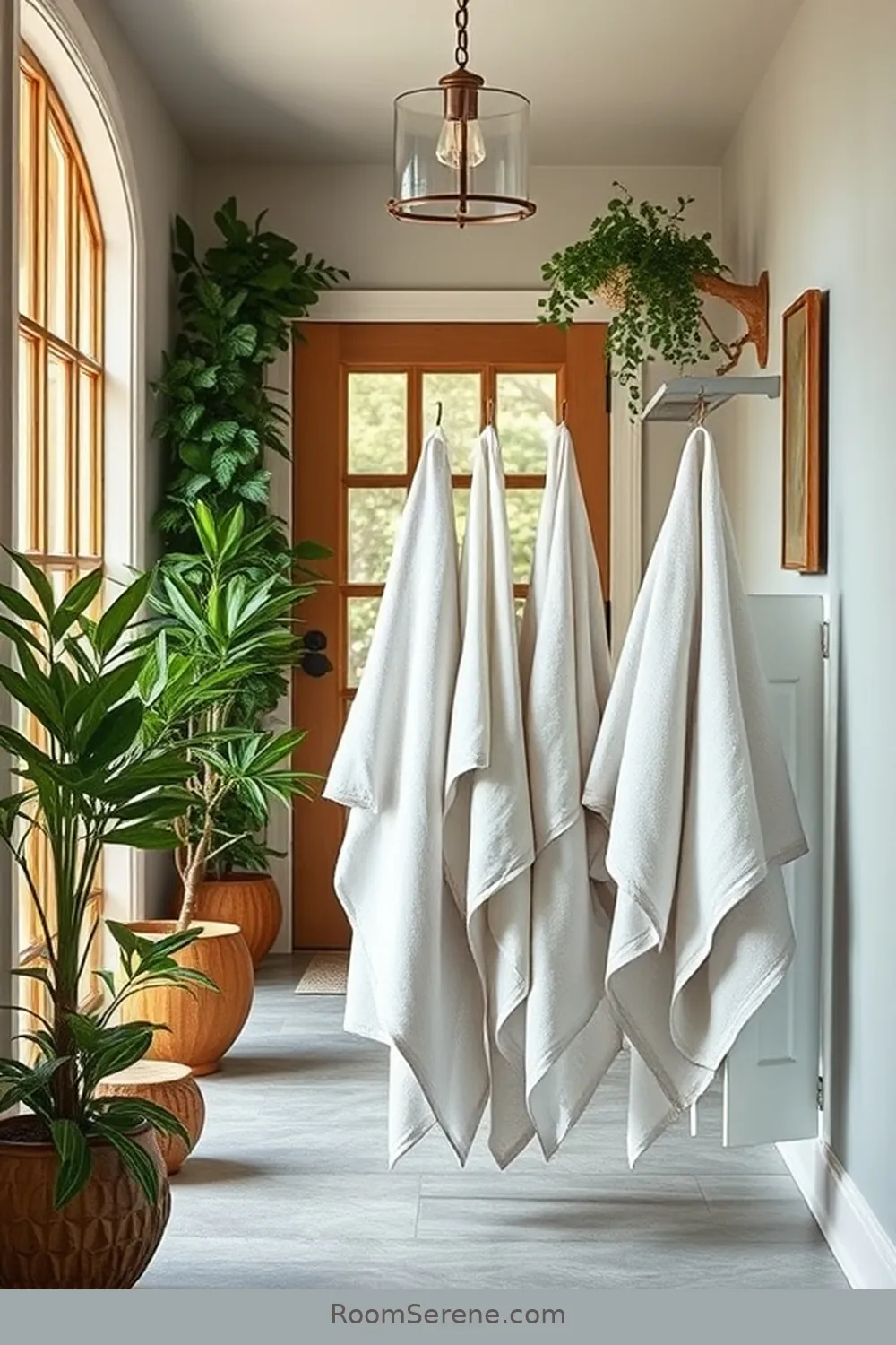 25 Smart Home Features for Your Entryway Using Organic Cotton 19 Organic Cotton Hand Towels for 25 Smart Home Features for Your Entryway Using Organic Cotton