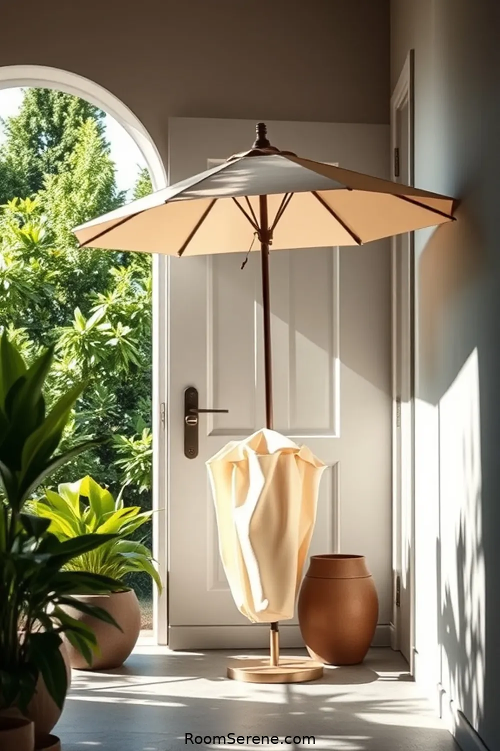 25 Smart Home Features for Your Entryway Using Organic Cotton 12 Smart Folding Umbrella Stands for 25 Smart Home Features for Your Entryway Using Organic Cotton