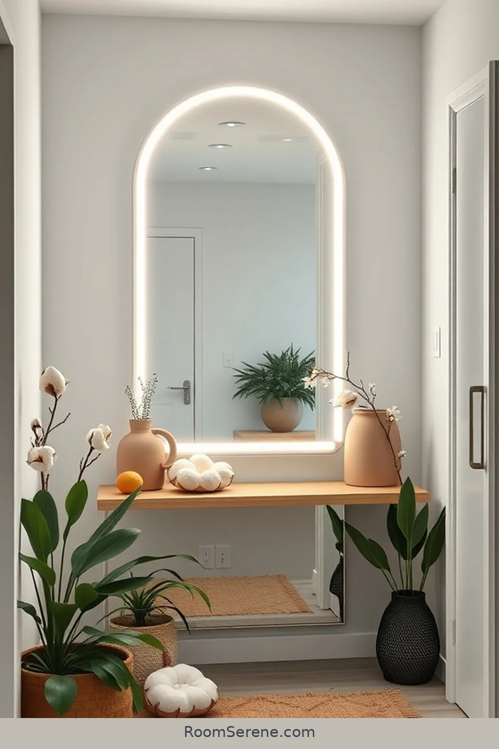 25 Smart Home Features for Your Entryway Using Organic Cotton 8 Voice-Controlled Entryway Mirrors for 25 Smart Home Features for Your Entryway Using Organic Cotton