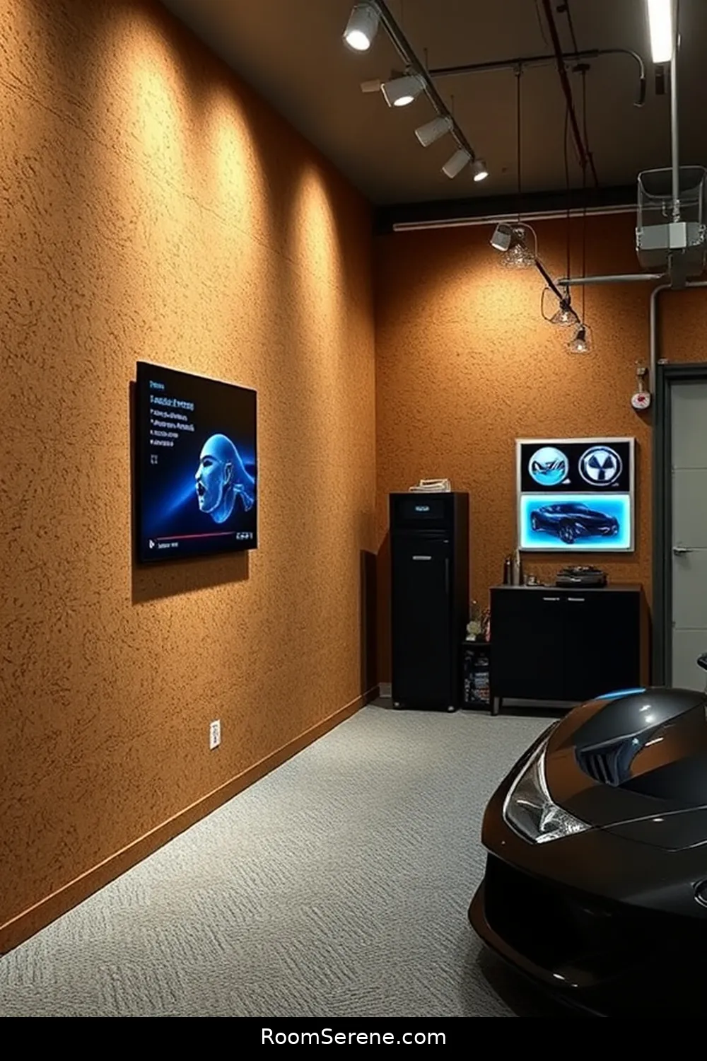 25 Smart Home Features for Your Garage Using Cork 22 Cork Wall Art With Integrated Technology for 25 Smart Home Features for Your Garage Using Cork