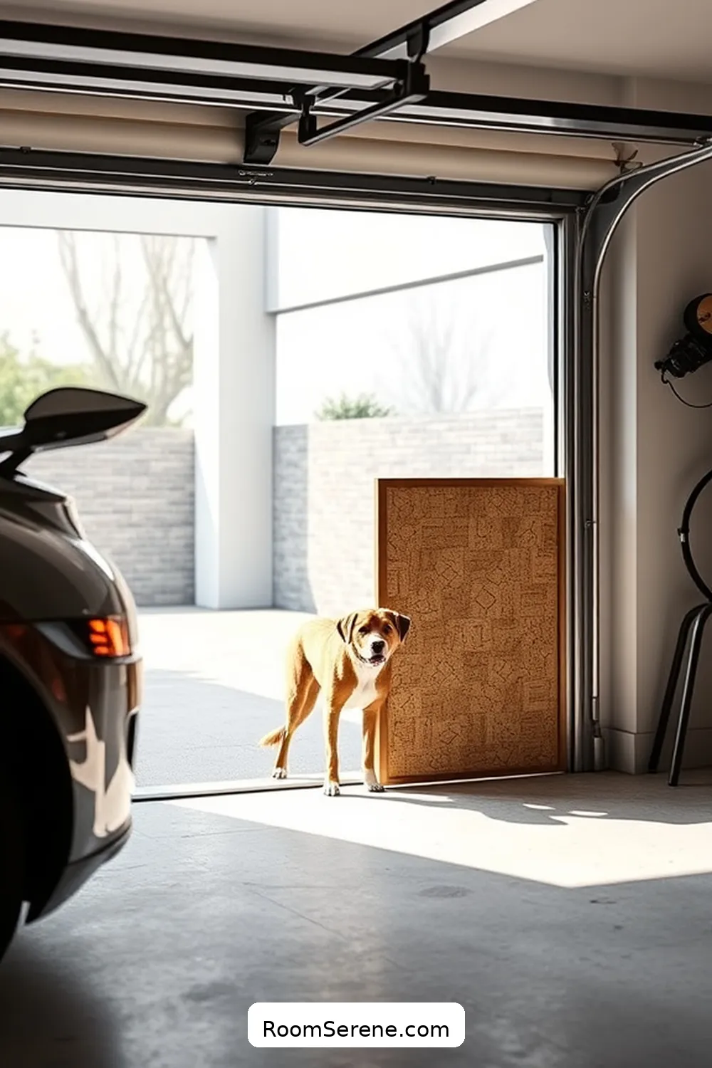 25 Smart Home Features for Your Garage Using Cork 23 Smart Cork Pet Door for 25 Smart Home Features for Your Garage Using Cork