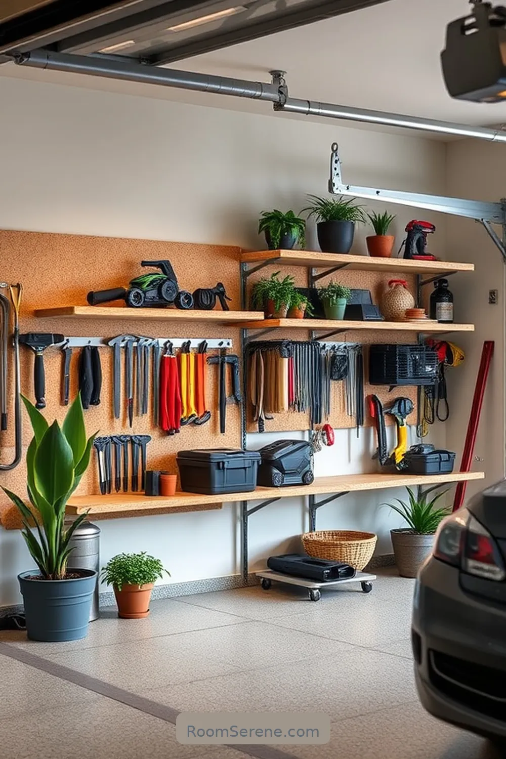25 Smart Home Features for Your Garage Using Cork 11 Smart Cork Shelving Units for 25 Smart Home Features for Your Garage Using Cork