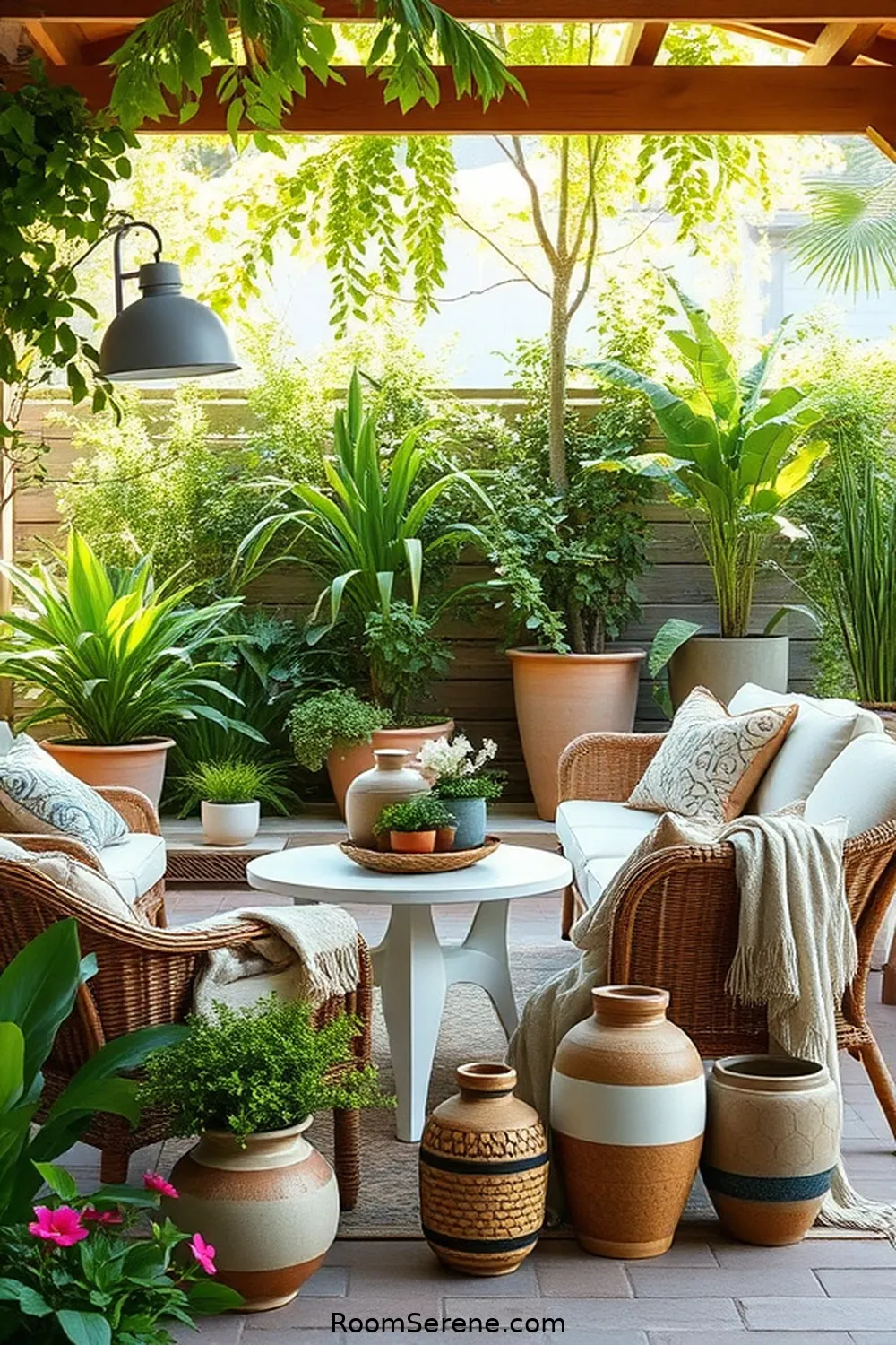 25 Tips for Achieving Outdoor Comfort and Coziness on Your Patio Using Natural Fibers 14 Decorate With Handcrafted Items for 25 Tips for Achieving Outdoor Comfort and Coziness on Your Patio Using Natural Fibers