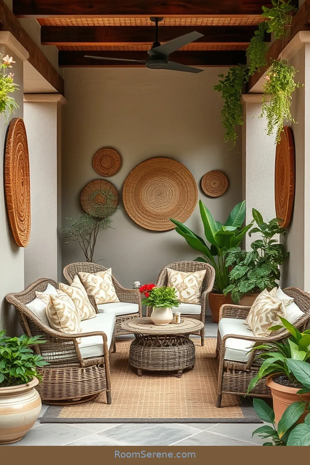 25 Tips for Achieving Outdoor Comfort and Coziness on Your Patio Using Natural Fibers 26 Personalize With Nature-Inspired Artwork for 25 Tips for Achieving Outdoor Comfort and Coziness on Your Patio Using Natural Fibers