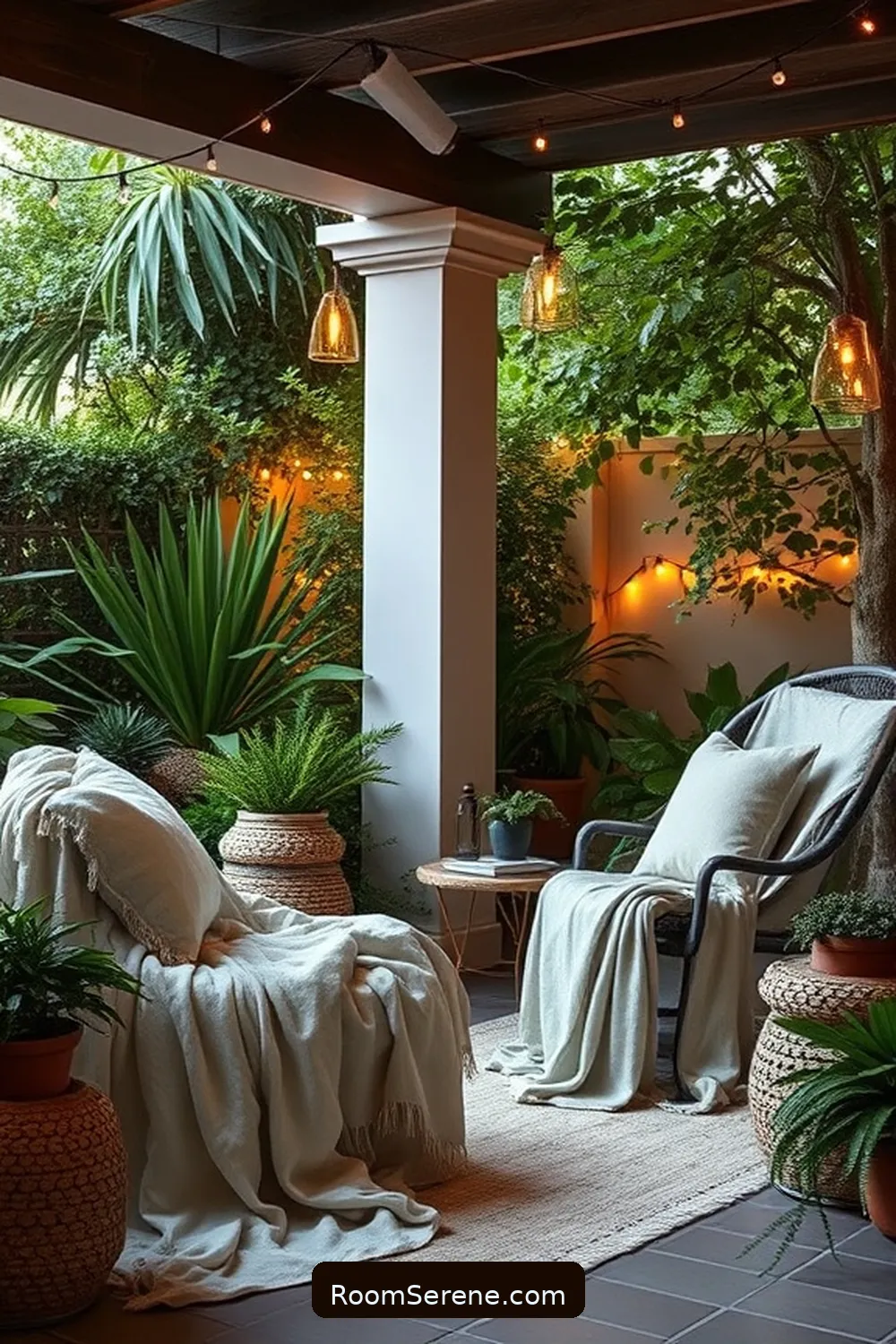 25 Tips for Achieving Outdoor Comfort and Coziness on Your Patio Using Natural Fibers 5 Use Throws Made From Natural Materials for 25 Tips for Achieving Outdoor Comfort and Coziness on Your Patio Using Natural Fibers