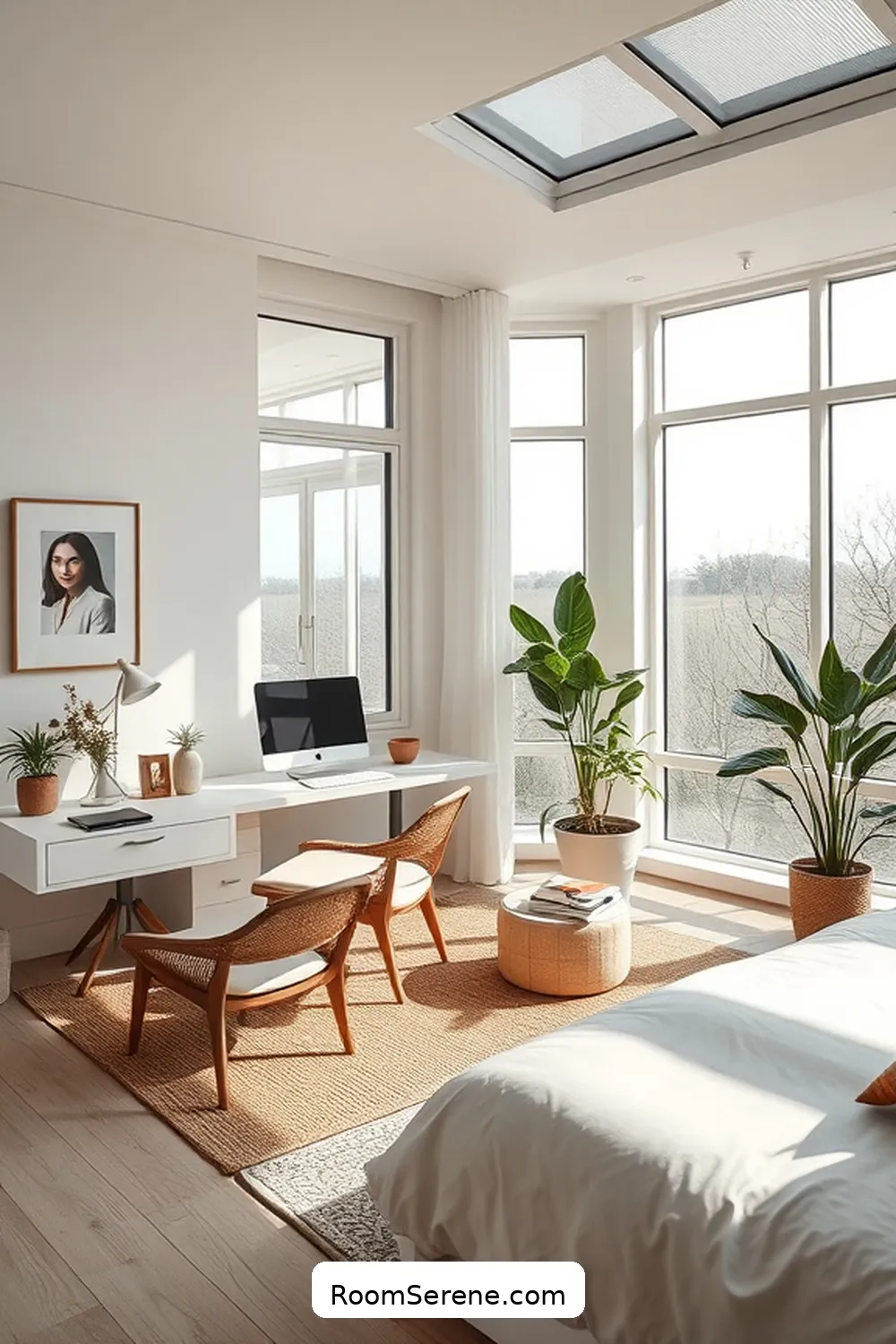 25 Tips for Designing a Bedroom Workspace Using Solar-Powered Lights 18 Create a Minimalist Aesthetic for 25 Tips for Designing a Bedroom Workspace Using Solar-Powered Lights