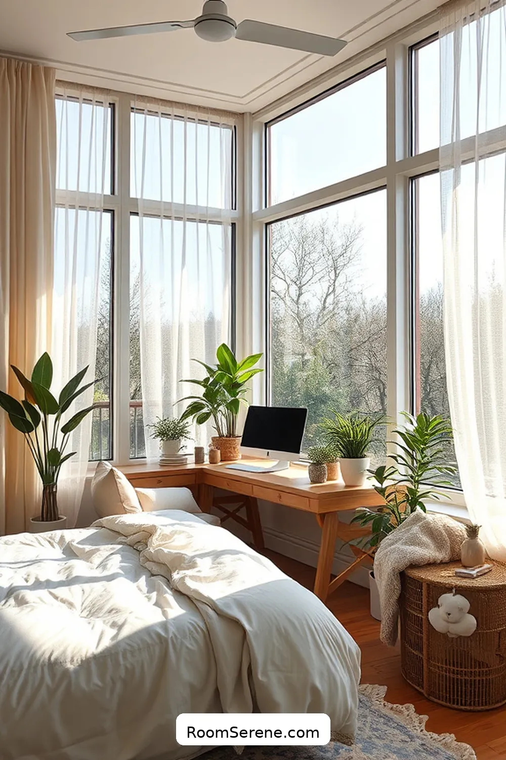 25 Tips for Designing a Bedroom Workspace Using Solar-Powered Lights 25 Ensure Proper Ventilation for 25 Tips for Designing a Bedroom Workspace Using Solar-Powered Lights